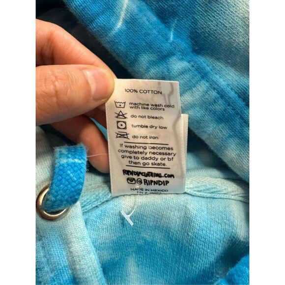 Blue hoodie sweater - Picture 4 of 7